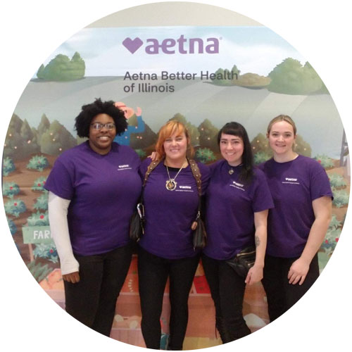Aetna and All Terrain volunteers