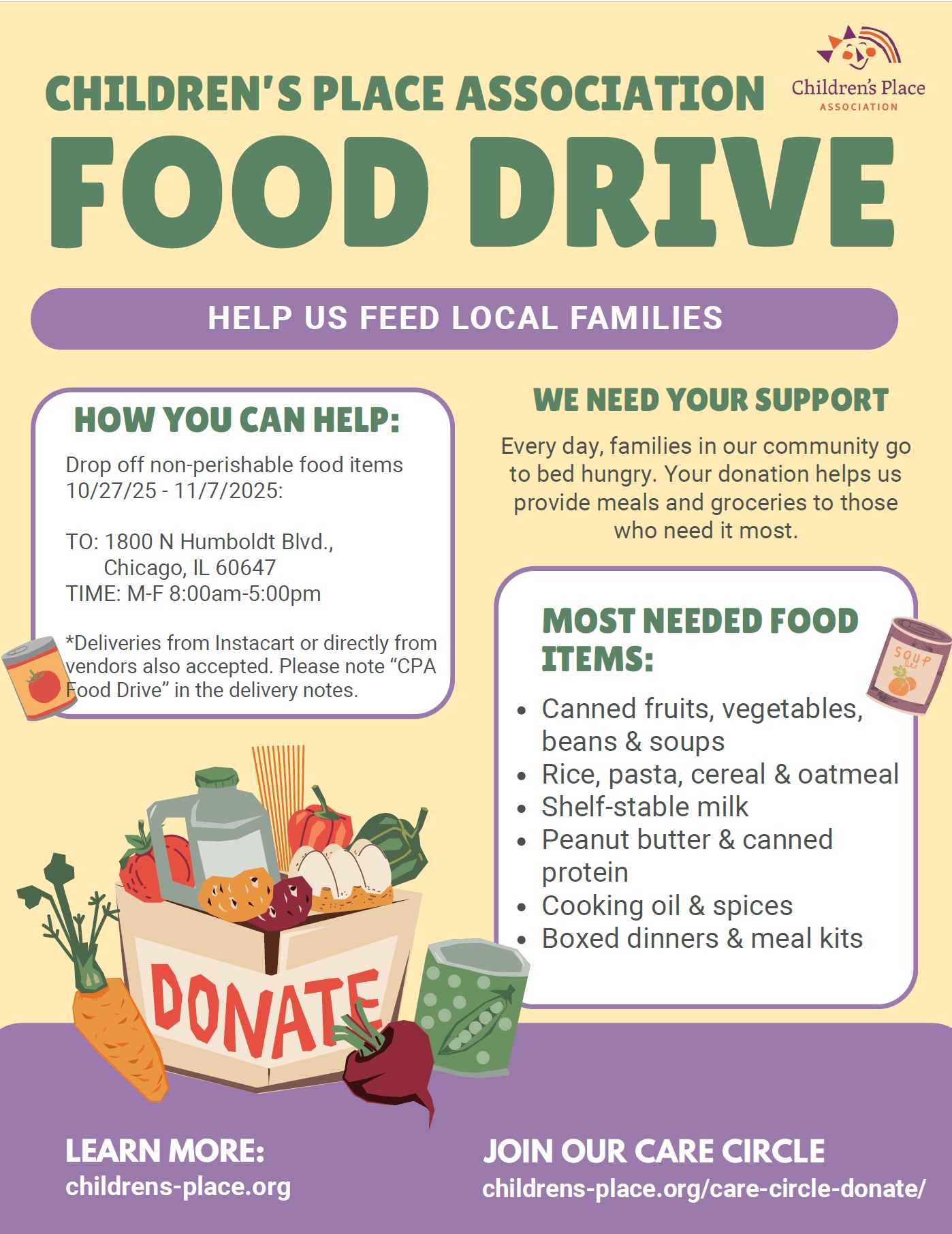 CPA food drive Cpa Food Drive